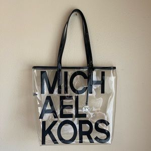 Clear Michael Kors Tote